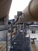 Dust measurement systems on the Sobegi site on Lacq